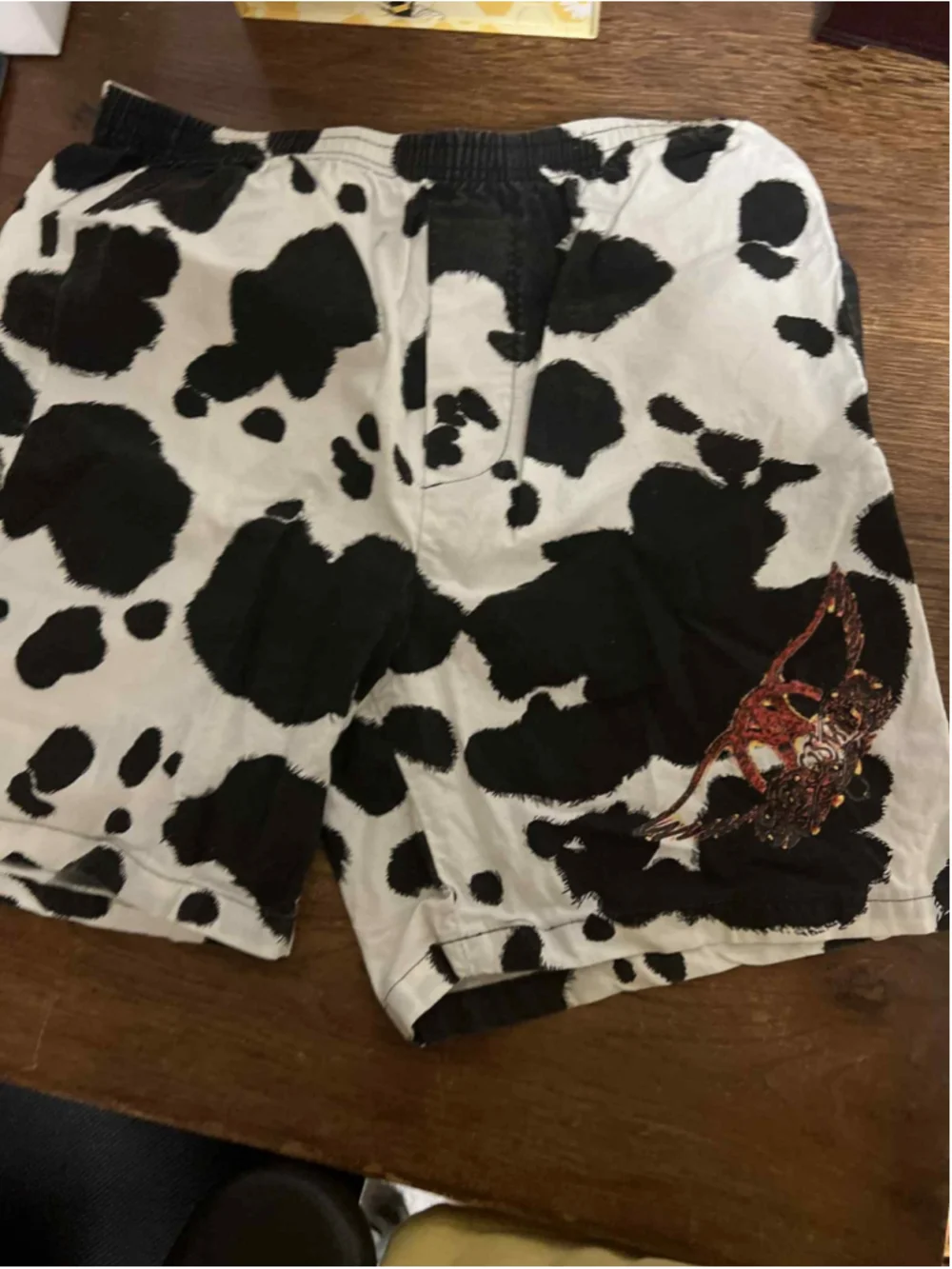 Vintage Aerosmith Get a Grip Boxers L 90s Concert Merch Cow Print GIANT Tag NOS